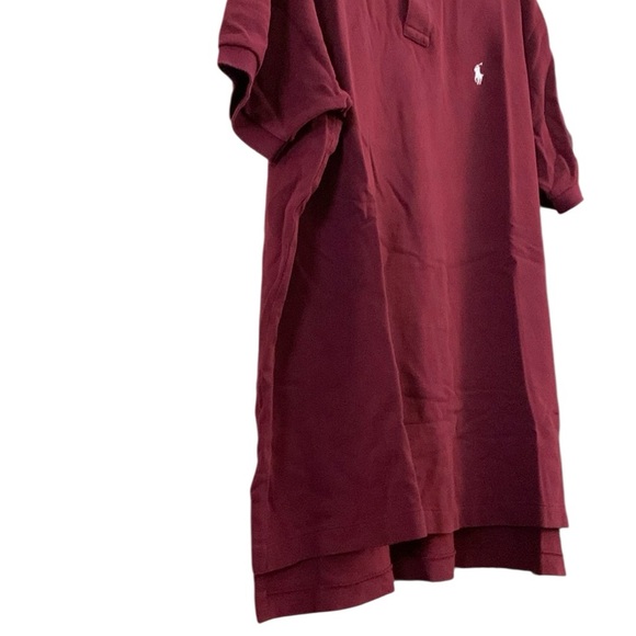 Polo Ralph Lauren burgundy short sleeve shirt - Picture 2 of 10